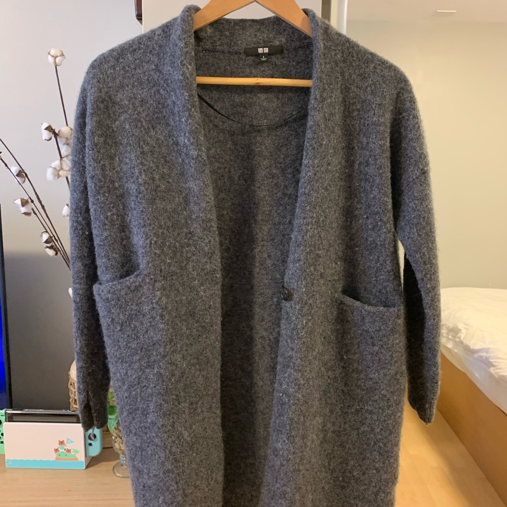 Uniqlo Wool Cardigan Coat